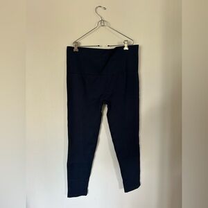 NWT SPANX 2XL Navy Cropped High Rise Leggings